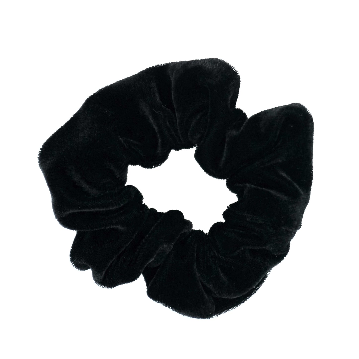 Amelia Beauty Products, Black, Tan and Brown Velvet Velvet Scrunchies, 3.5in Diameter, Gentle on Hair, Strong Hold, No Snag, No Dents or Creases. 8 Pack - 12 Retail Packs