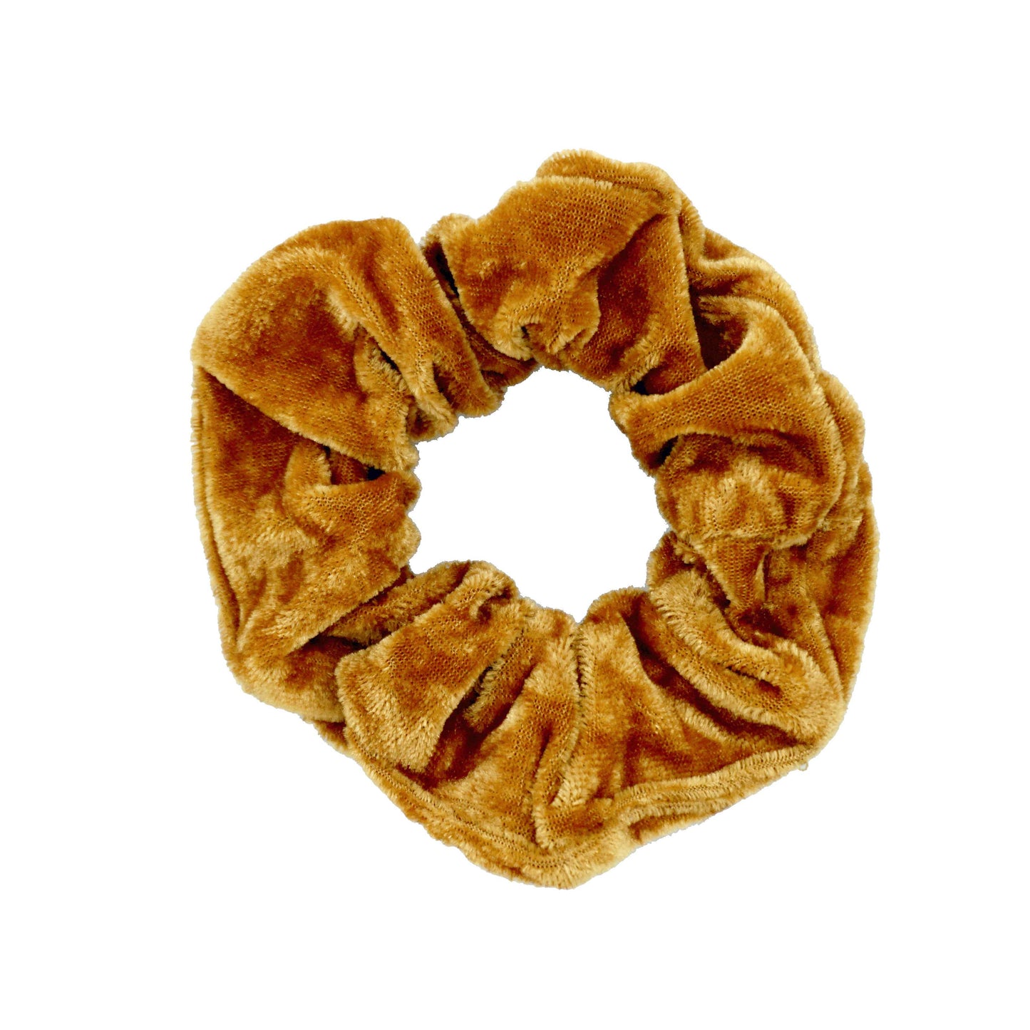 Amelia Beauty Products, Black, Tan and Brown Velvet Velvet Scrunchies, 3.5in Diameter, Gentle on Hair, Strong Hold, No Snag, No Dents or Creases. 8 Pack - 12 Retail Packs