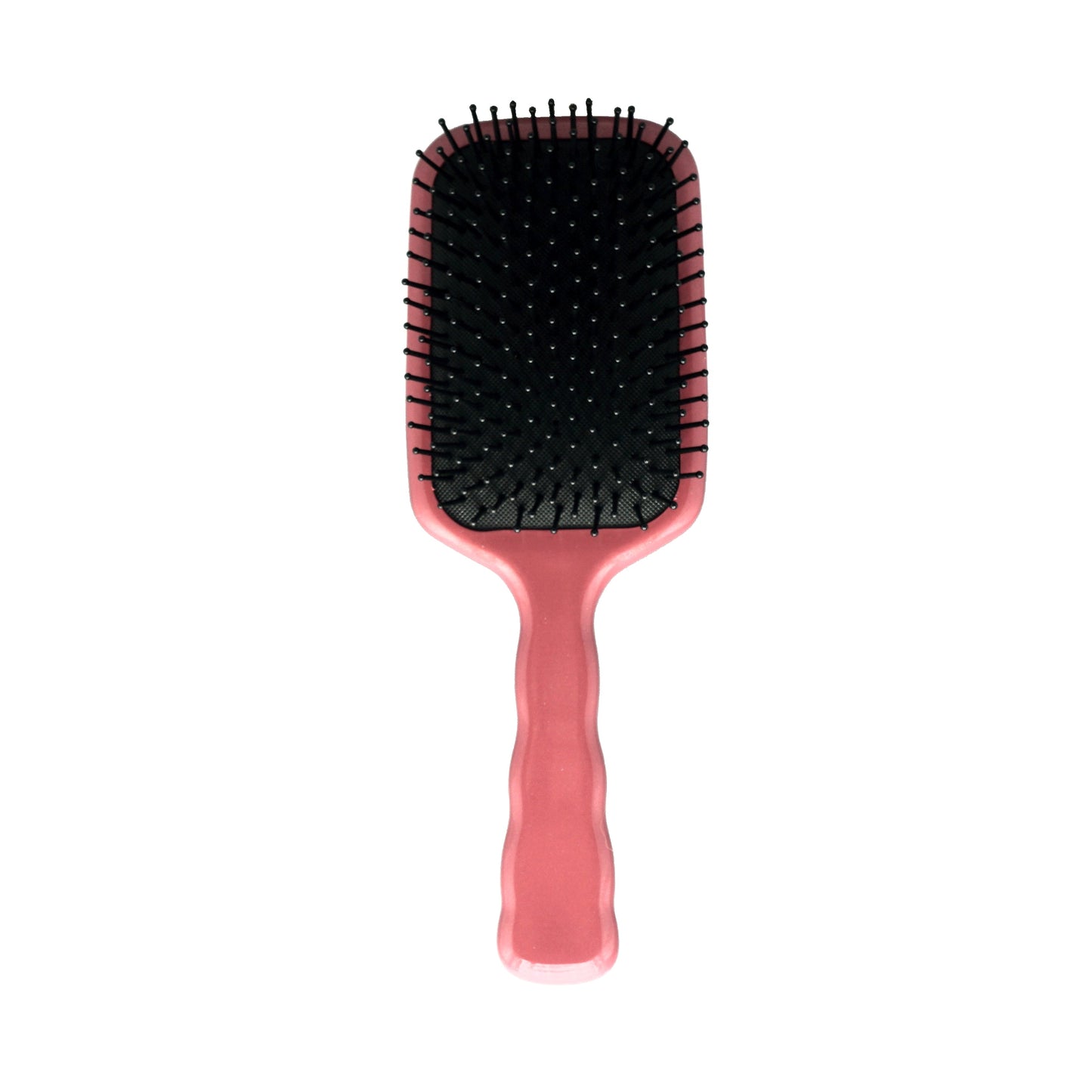 9.5in Paddle Cushion Brush - Nylon Bristles, Scarlet - 12 Retail Packs