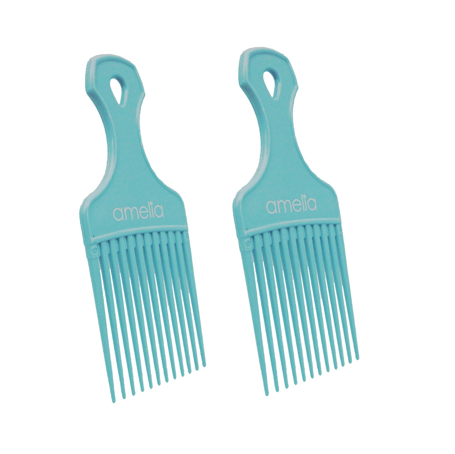 6in Plastic Pick Comb - Mint (12 Retail Packages)