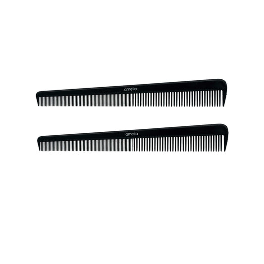 7.5in Plastic Barber Comb (12 Retail Packages)