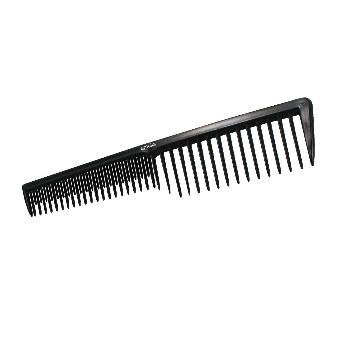 7in Plastic Wide Tooth Tease Comb  (12 Pack)