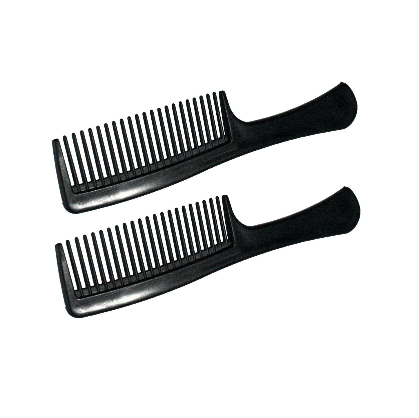 8.5in Plastic Handle Comb (12 Retail Packages)