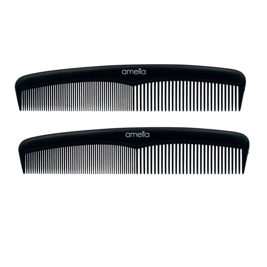 8in Plastic Heavy Wave Comb (12 Retail Packages)