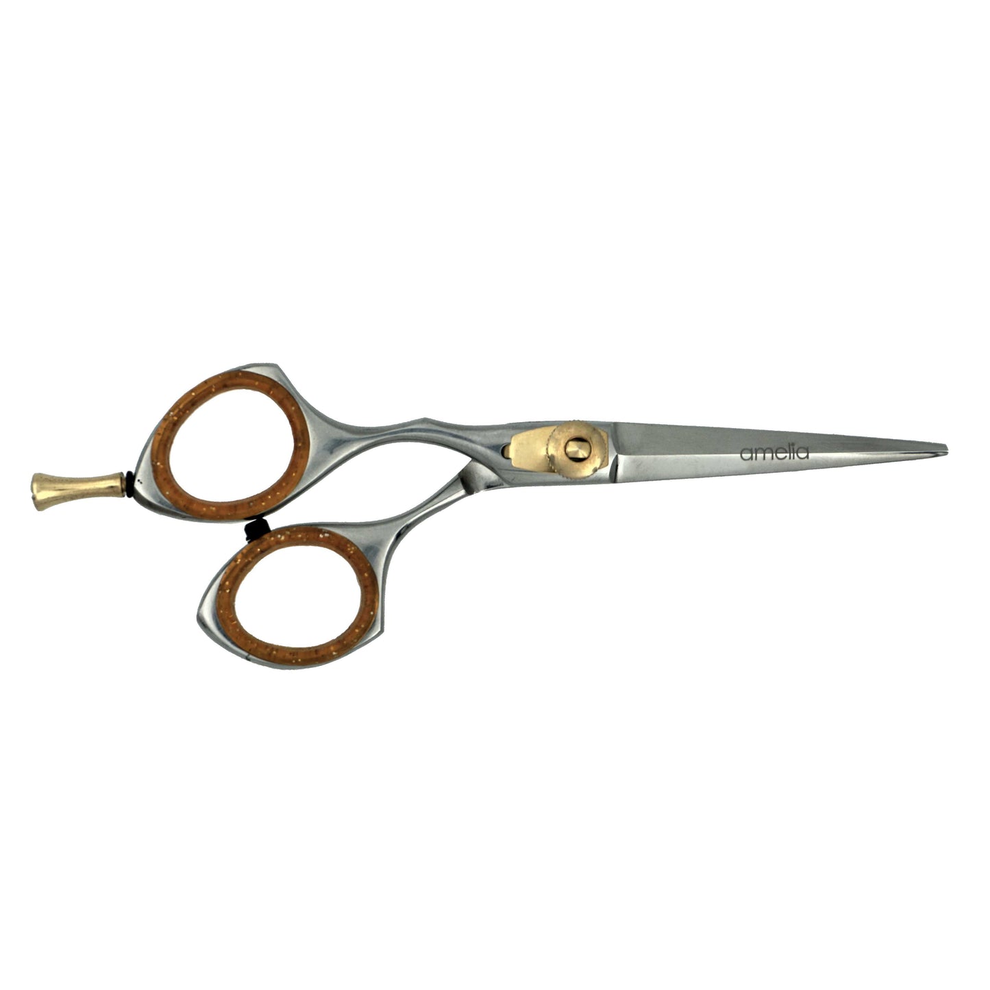 5" Left Handed, Stainless Steel Professional Shear, Removable Finger Rest - 6 Packages for Retail Sale