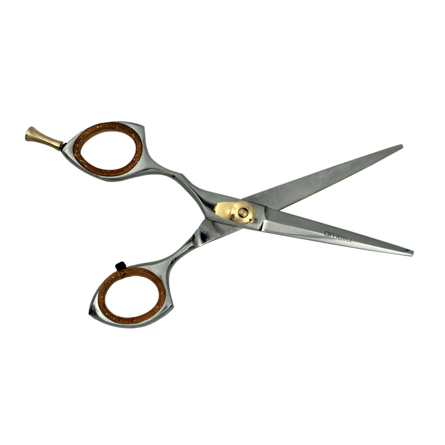 5.5" Left Handed, Stainless Steel Professional Shear, Removable Finger Rest - 6 Packages for Retail Sale