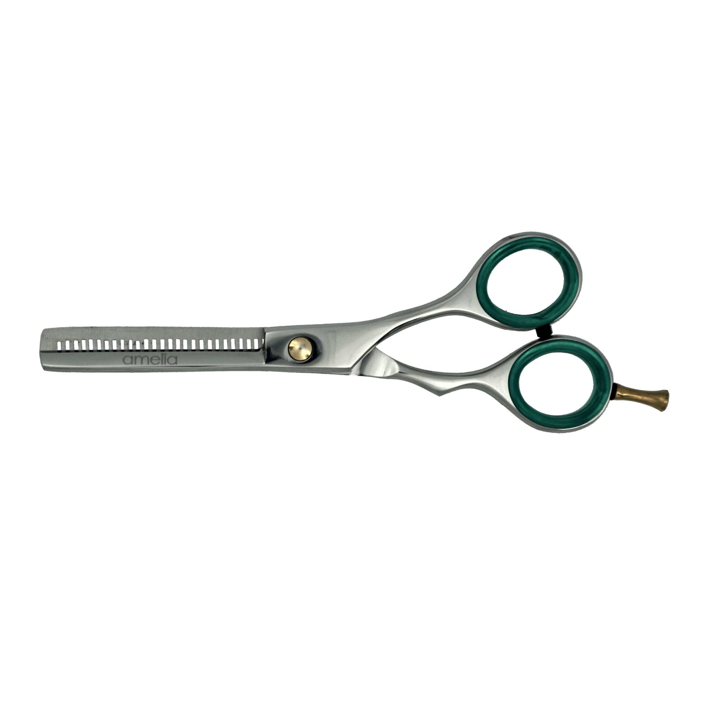 5.5" Right Handed, Stainless Steel Thinning Shear, Removable Finger Rest - 6 Packages for Retail Sale