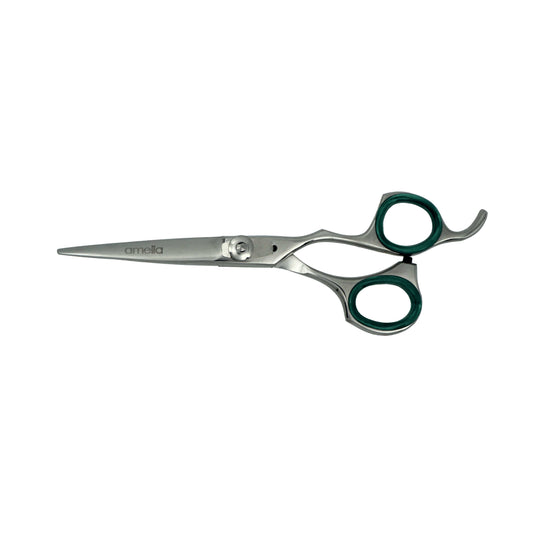 6.0" Right Handed, Stainless Steel Professional Shear, Fixed Finger Rest - 6 Packages for Retail Sale