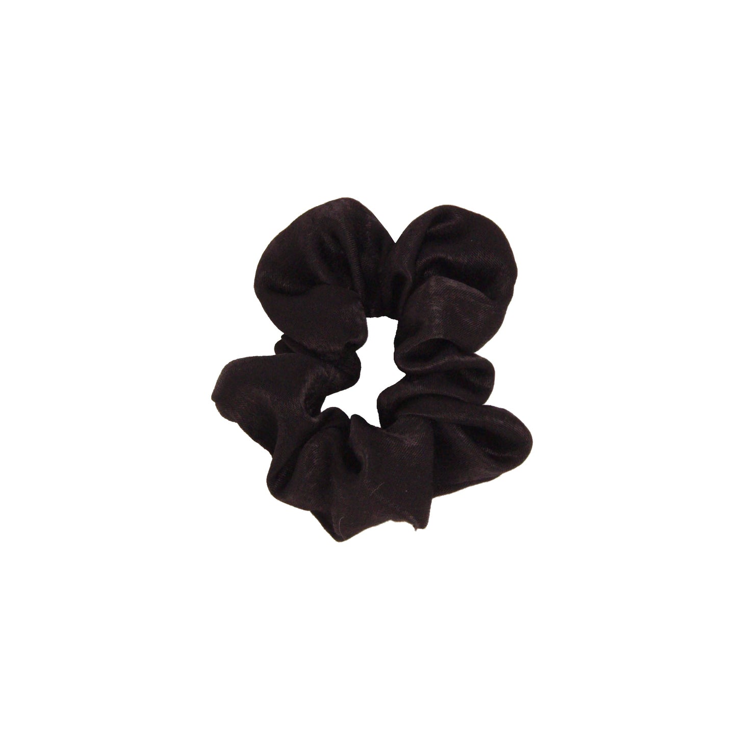 Amelia Beauty | 3in Black Crepe Scrunchies | Soft, Gentle and Strong Hold | No Snag, No Dents or Creases | 8 Pack - 12 Retail Packs