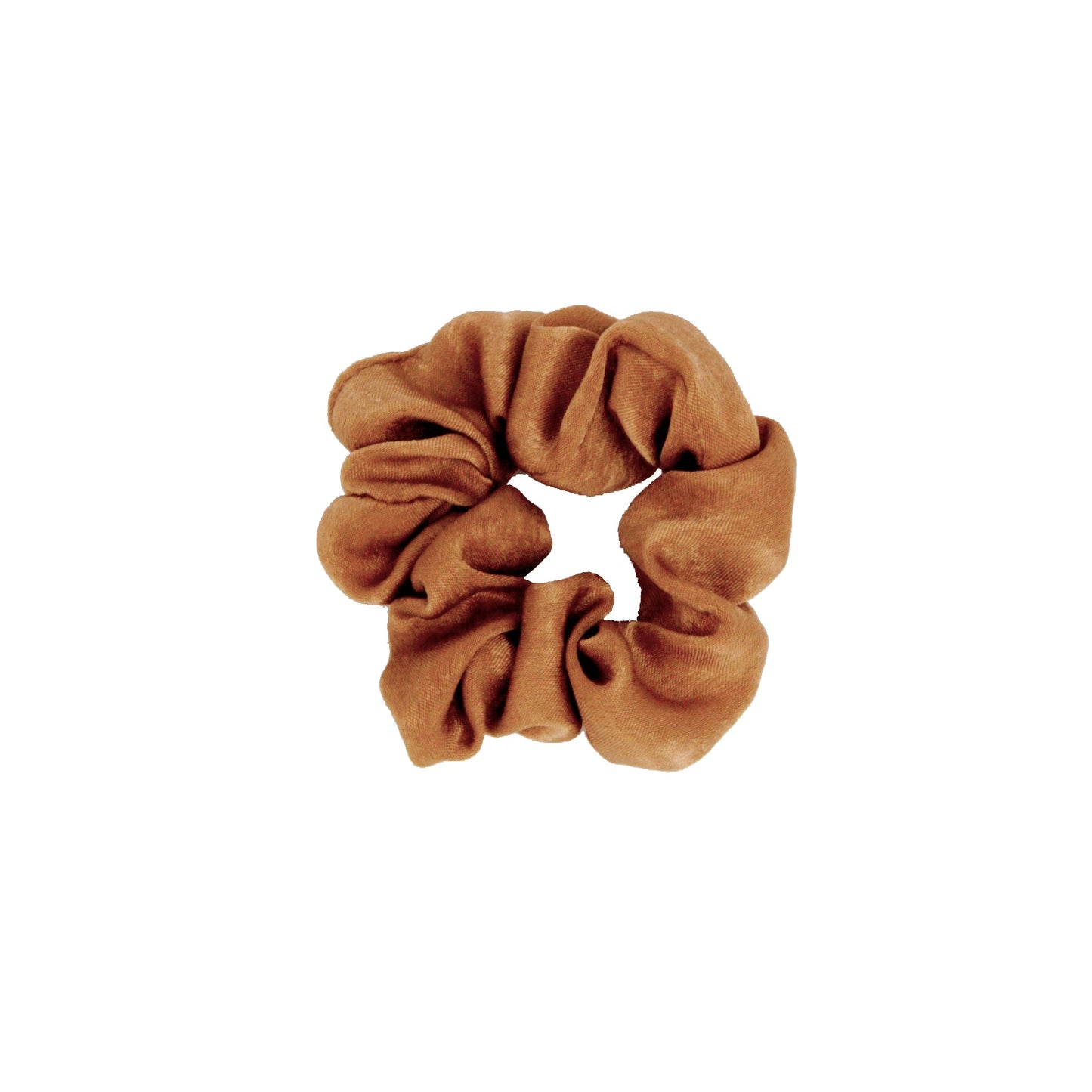 Amelia Beauty | 3in Brown Crepe Scrunchies | Soft, Gentle and Strong Hold | No Snag, No Dents or Creases | 8 Pack - 12 Retail Packs