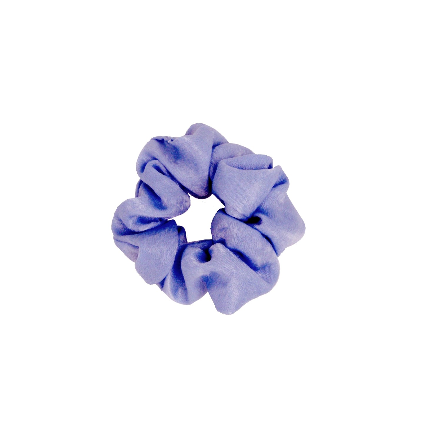 Amelia Beauty | 3in Blue Crepe Scrunchies | Soft, Gentle and Strong Hold | No Snag, No Dents or Creases | 8 Pack - 12 Retail Packs