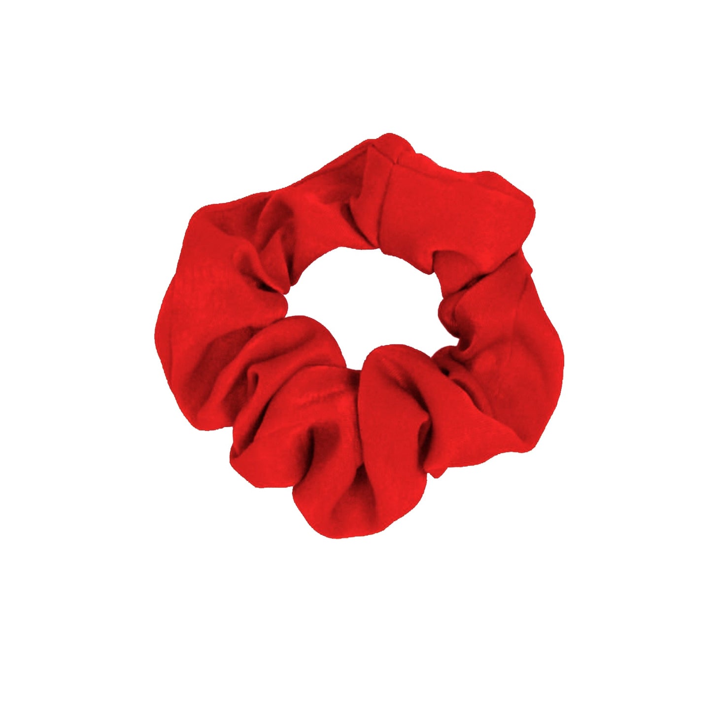 Amelia Beauty | 3in Red Crepe Scrunchies | Soft, Gentle and Strong Hold | No Snag, No Dents or Creases | 8 Pack - 12 Retail Packs