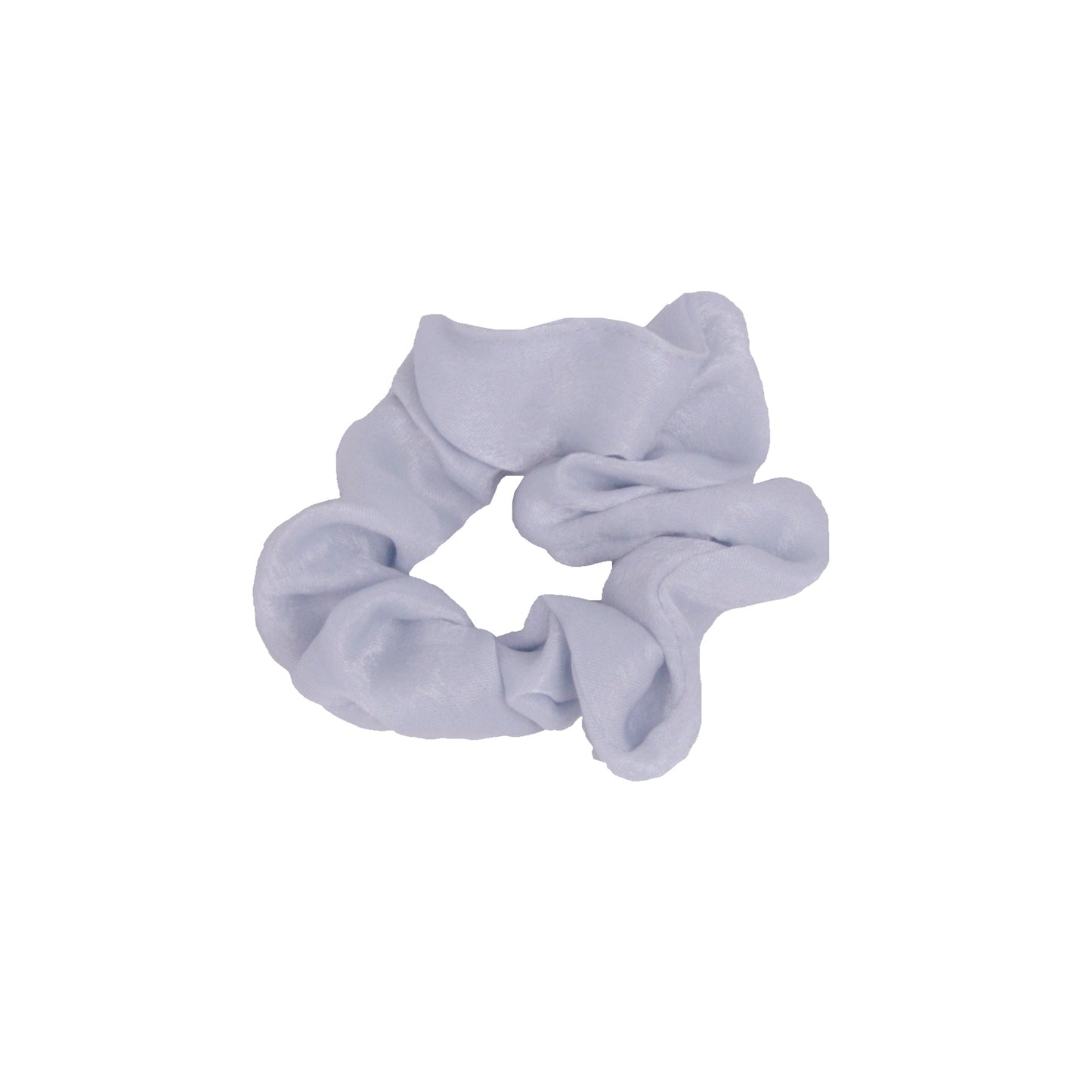 Amelia Beauty | 3in Sky Blue Crepe Scrunchies | Soft, Gentle and Strong Hold | No Snag, No Dents or Creases | 8 Pack - 12 Retail Packs