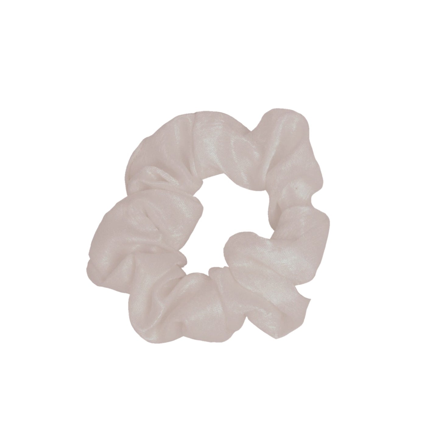 Amelia Beauty | 3in White Crepe Scrunchies | Soft, Gentle and Strong Hold | No Snag, No Dents or Creases | 8 Pack - 12 Retail Packs