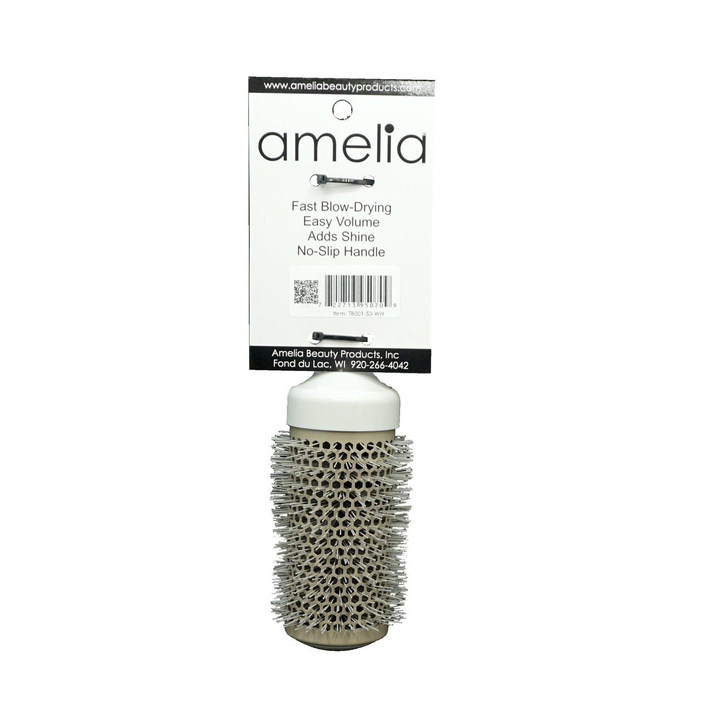 53mm (2in), Ceramic Coated Aluminum Barrel Brush - 12 Retail Packs