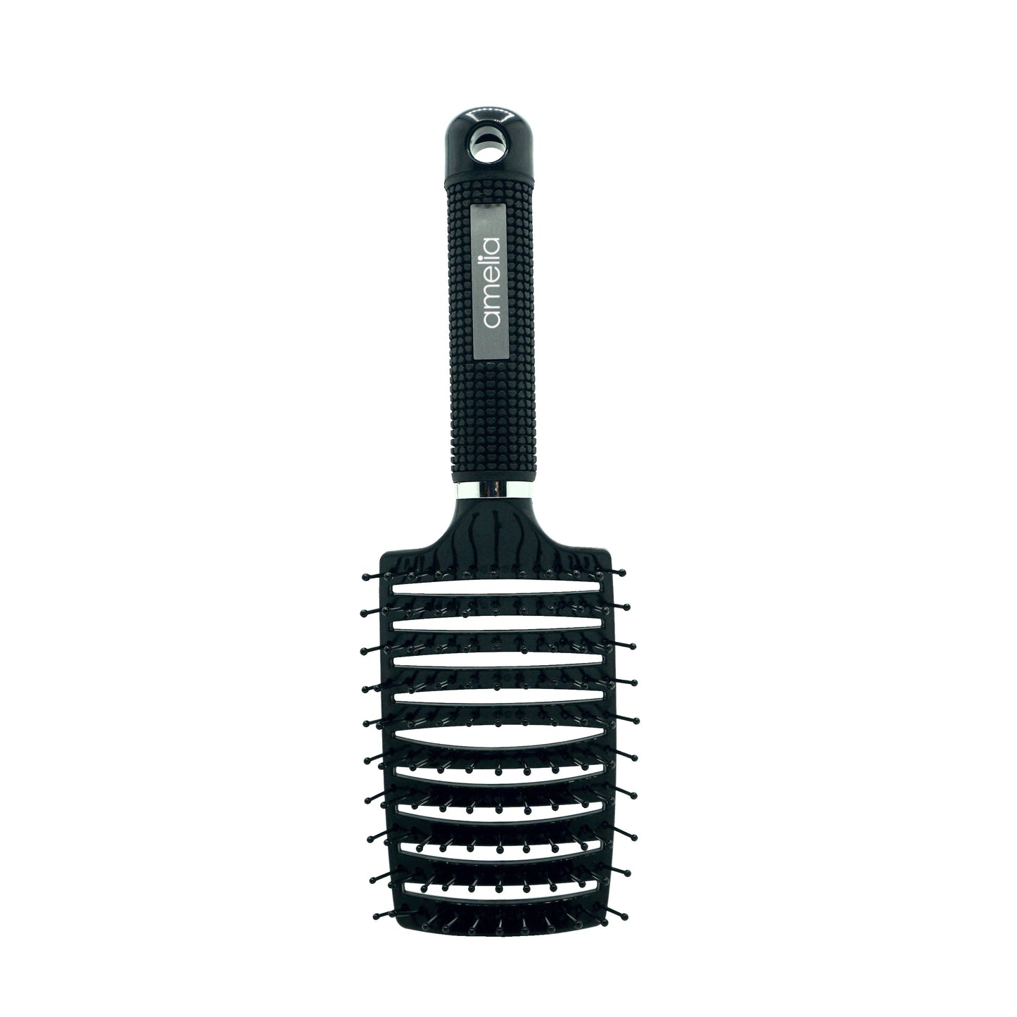 9.5in Vented Brush - Nylon Bristles, Black - 12 Retail Packs