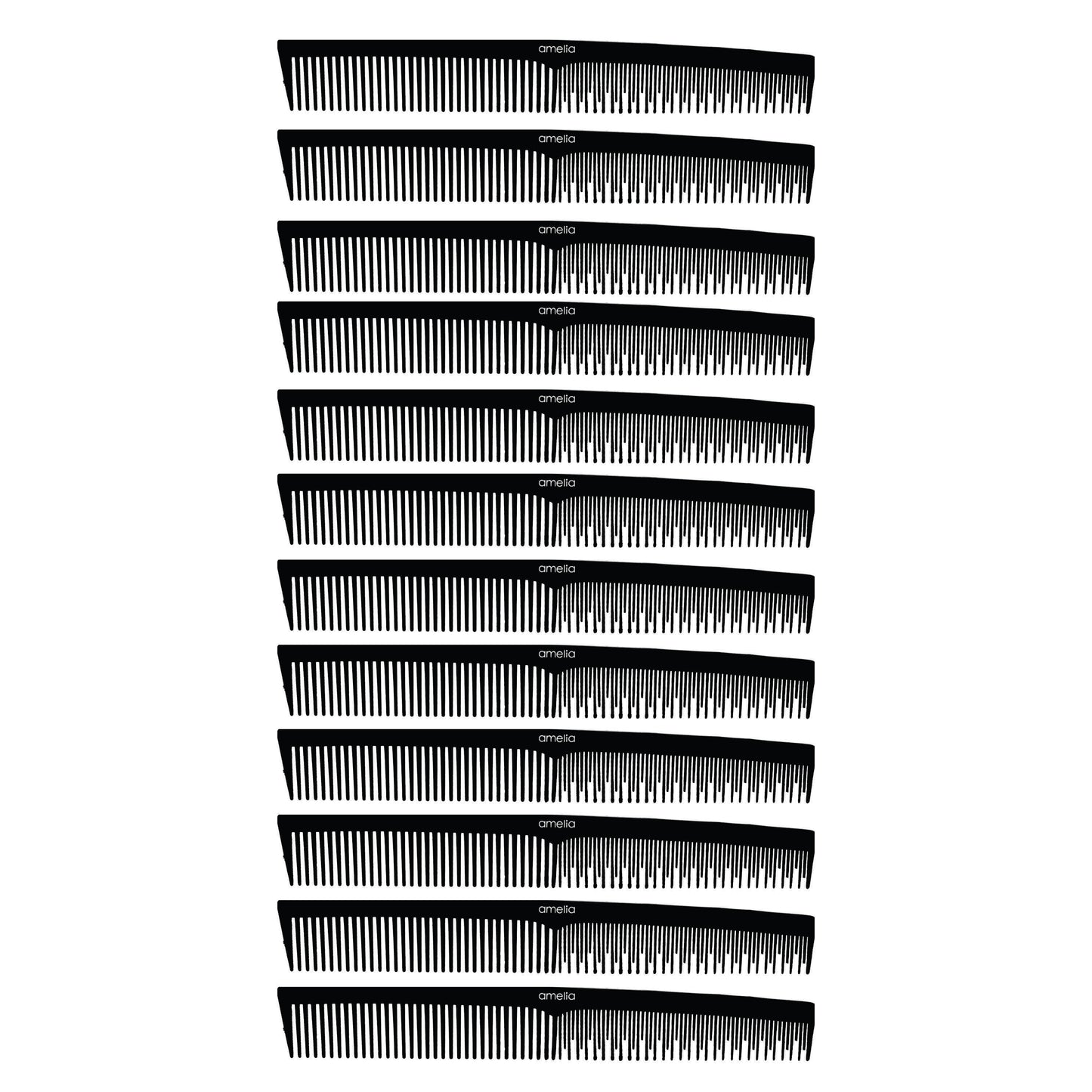 7in Plastic Styling Tease Comb (12 Pack)