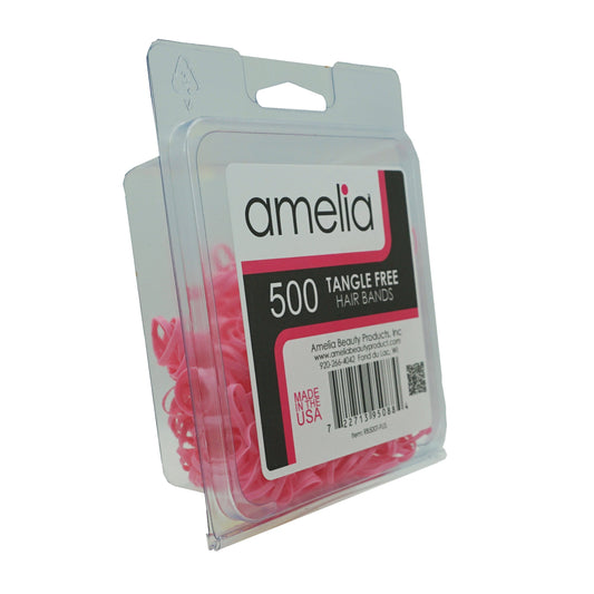 500, Fuchsia, Standard Size, Tangle Free for Pony Tails and Braids - 12 Retail Packs