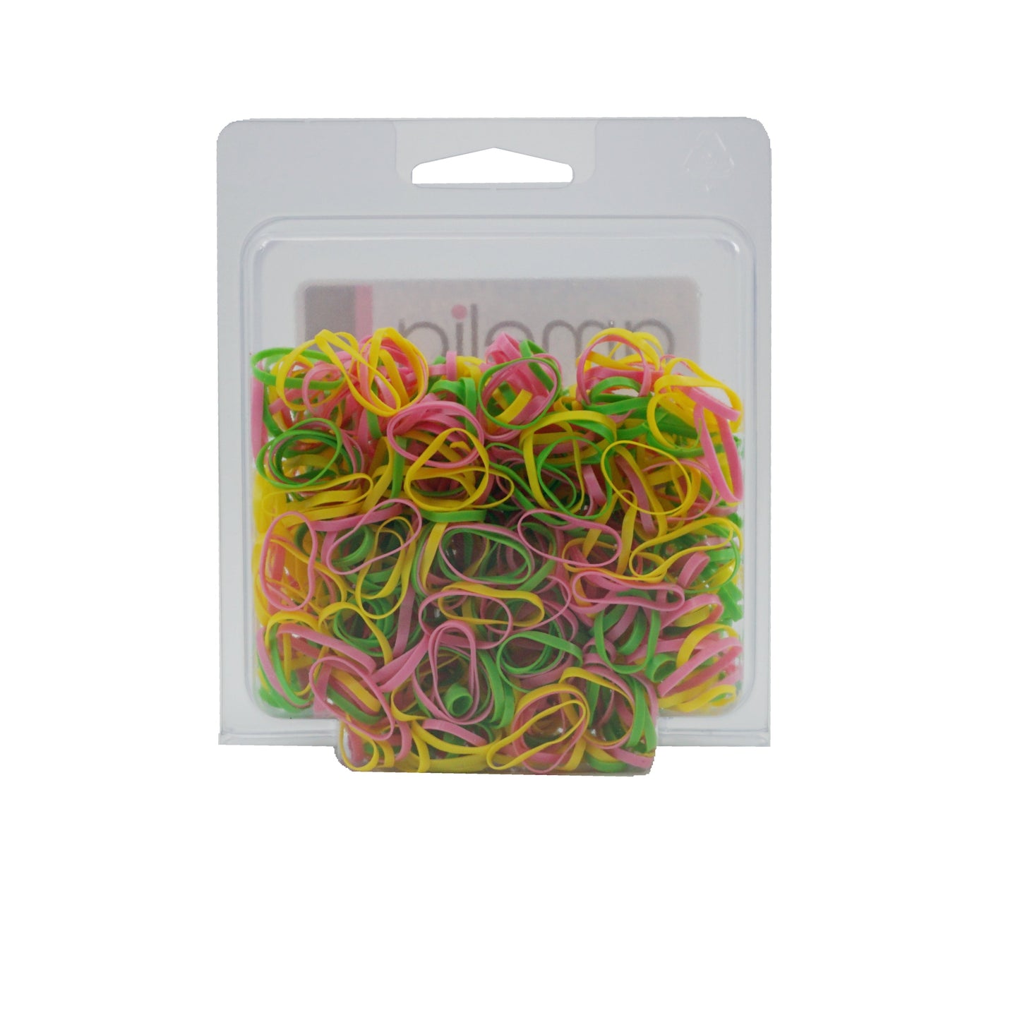 500, Brights Mix, Standard Size, Tangle Free for Pony Tails and Braids - 12 Retail Packs